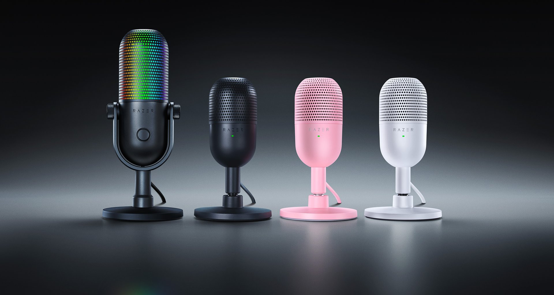 Razer Seiren V3 Chrome oraz Mini